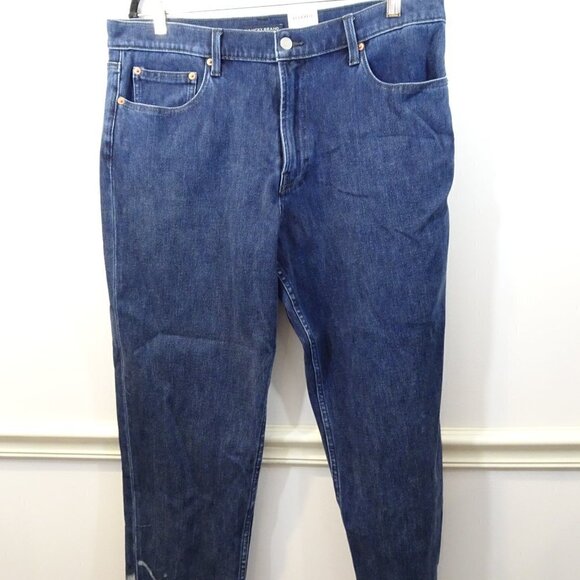 LUCKY BRAND Relaxed Taper Jeans Size 12 31 NEW 4 Way Stretch Raw Hem MSRP $129 - Picture 2 of 6